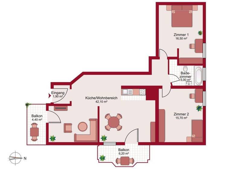 Wohnung zur Miete 727 € 3 Zimmer 79 m² Breitenbach am Inn 6252