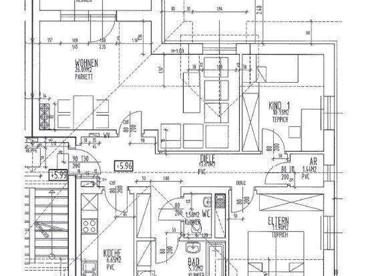 Wohnung zur Miete 539 € 3 Zimmer Schulterbergstraße 6 Pram 4742