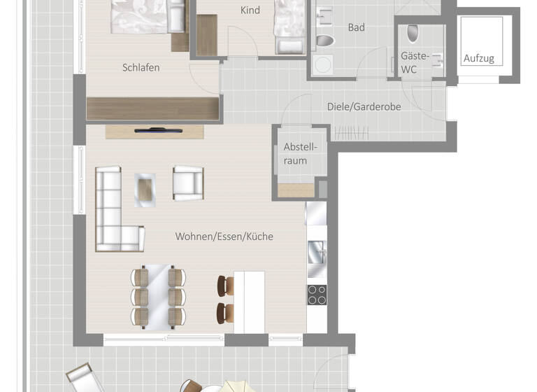 Penthouse zum Kauf provisionsfrei 749.800 € 3,5 Zimmer 110,3 m²<br/>Wohnfläche 3.<br/>Geschoss Dinkelstrasse 2 Korntal Korntal-Münchingen 70825