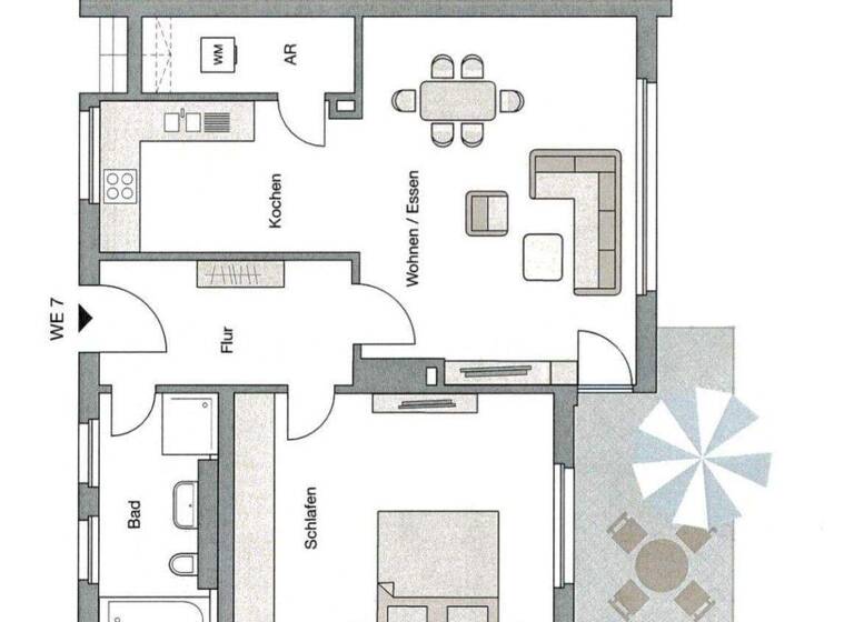 Wohnung zum Kauf provisionsfrei 169.000 € 2 Zimmer 64,2 m² 1. Geschoss Bühlbergstraße 30 Giengen Giengen an der Brenz 89537