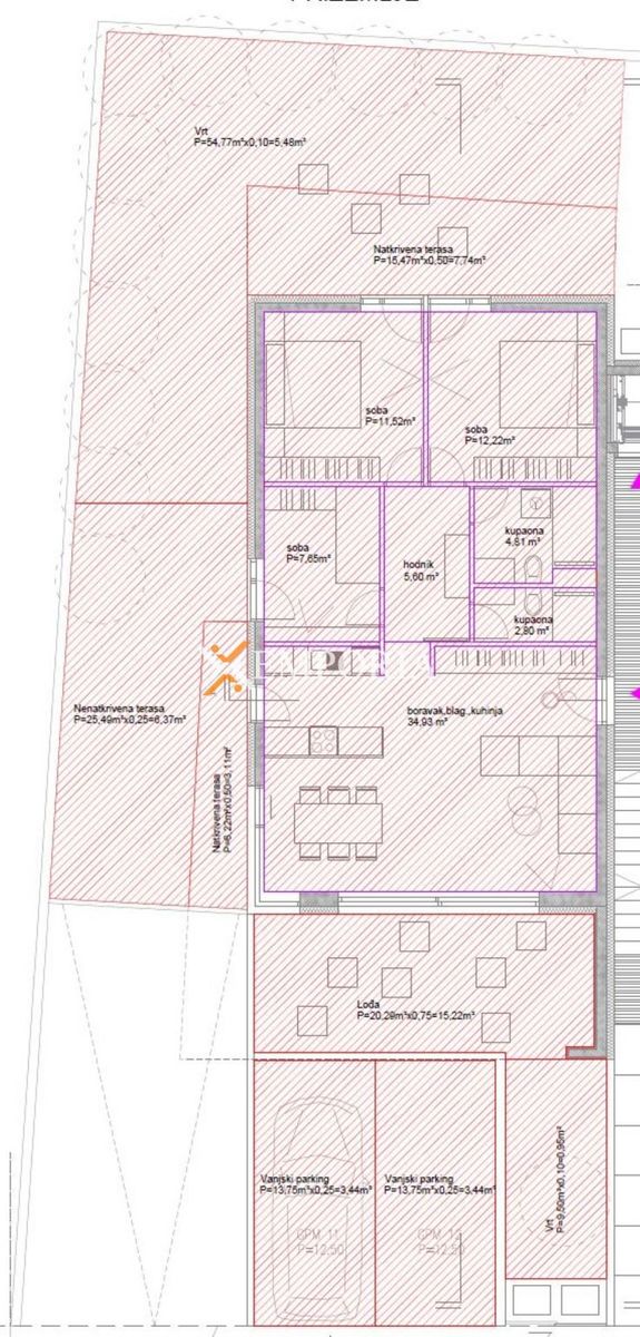 Wohnung zum Kauf 476.000 € 3 Zimmer 125 m²<br/>Wohnfläche Borik