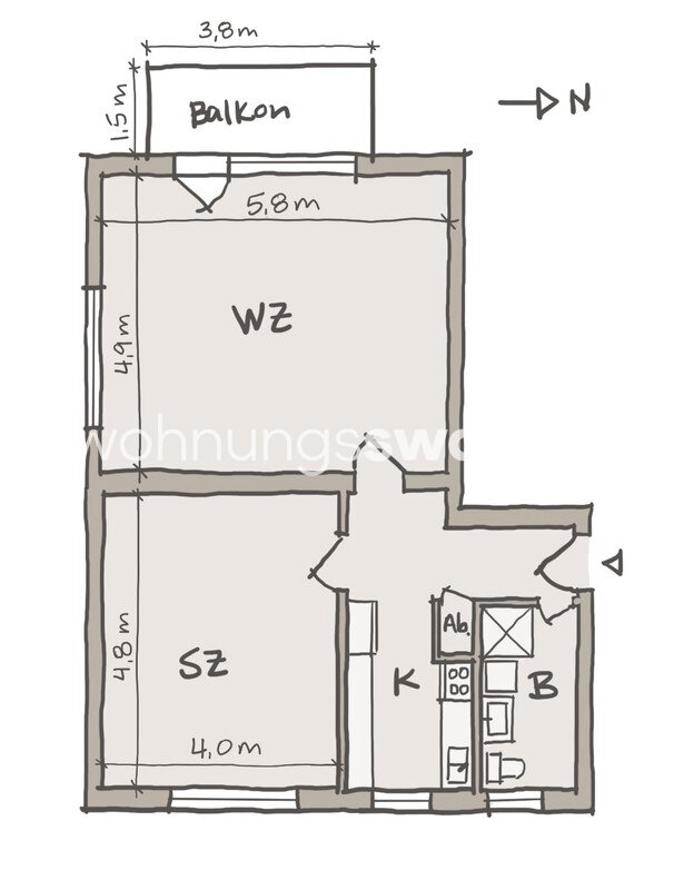 Studio zur Miete 800 € 2 Zimmer 69 m²<br/>Wohnfläche 4.<br/>Geschoss Moabit 10551