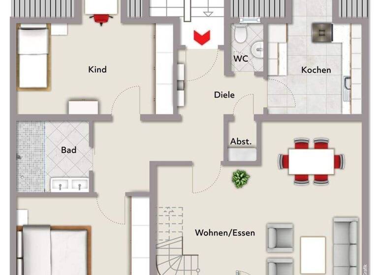 Wohnung zum Kauf 359.000 € 3 Zimmer 108 m² Roth 91154