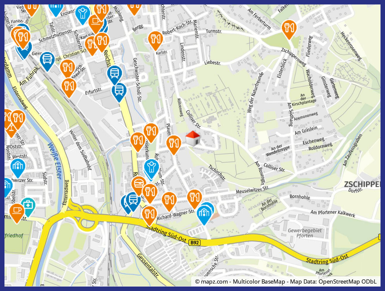 Wohnung zur Miete 1.344 € 4 Zimmer 112,1 m²<br/>Wohnfläche 2.<br/>Geschoss ab sofort<br/>Verfügbarkeit Tschirchstraße 26 Pforten Gera 07546