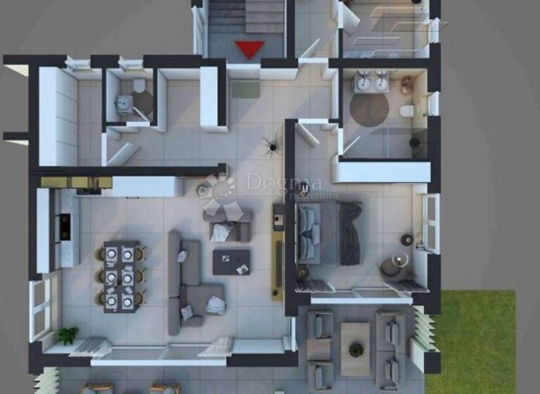 Wohnung zum Kauf 670.000 € 3 Zimmer 107 m² Rab