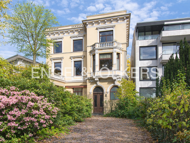 Villa zum Kauf 9.500.000 € 17 Zimmer 942 m² 1.263 m² Grundstück Uhlenhorst Hamburg 22085