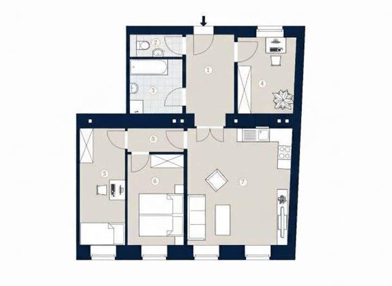 Wohnung zum Kauf 599.000 € 4 Zimmer 71,4 m² Wien 1070