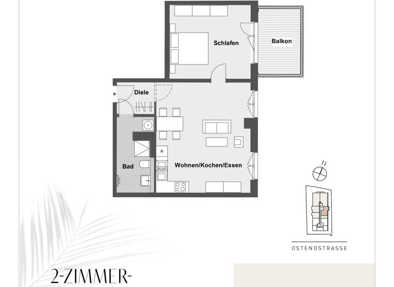 Wohnung zum Kauf provisionsfrei 575.000 € 2 Zimmer 71,5 m²<br/>Wohnfläche 3.<br/>Geschoss ab sofort<br/>Verfügbarkeit Ostendstraße 161 Tullnau Nürnberg 90402