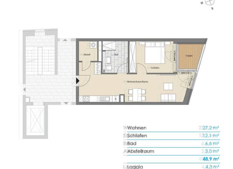 Wohnung zum Kauf - Erstbezug provisionsfrei 278.700 € 2 Zimmer 51 m² Gaarden-Ost Kiel 24143