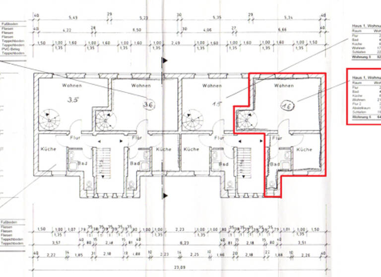 Wohnung zum Kauf 63.000 € 3 Zimmer 64,6 m² 2. Geschoss Aschersleben 06449