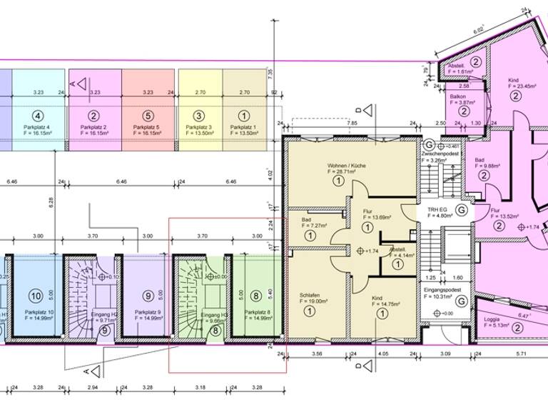 Reihenmittelhaus zum Kauf - Erstbezug provisionsfrei 720.219 € 5 Zimmer 232,4 m² 26 m² Grundstück Quedlinburg 06484