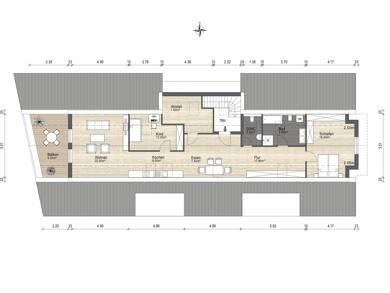 Wohnung zum Kauf - Erstbezug provisionsfrei als Kapitalanlage geeignet 468.700 € 3 Zimmer 110 m² Landstr. 49 Hörden Gaggenau 76571