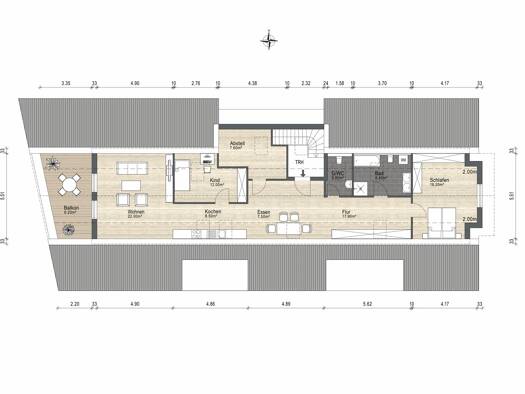 Wohnung zum Kauf - Erstbezug provisionsfrei als Kapitalanlage geeignet 468.700 € 3 Zimmer 110 m² Landstr. 49 Hörden Gaggenau 76571