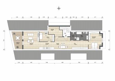 Wohnung zum Kauf - Erstbezug provisionsfrei als Kapitalanlage geeignet 468.700 € 3 Zimmer 110 m² Landstr. 49 Hörden Gaggenau 76571