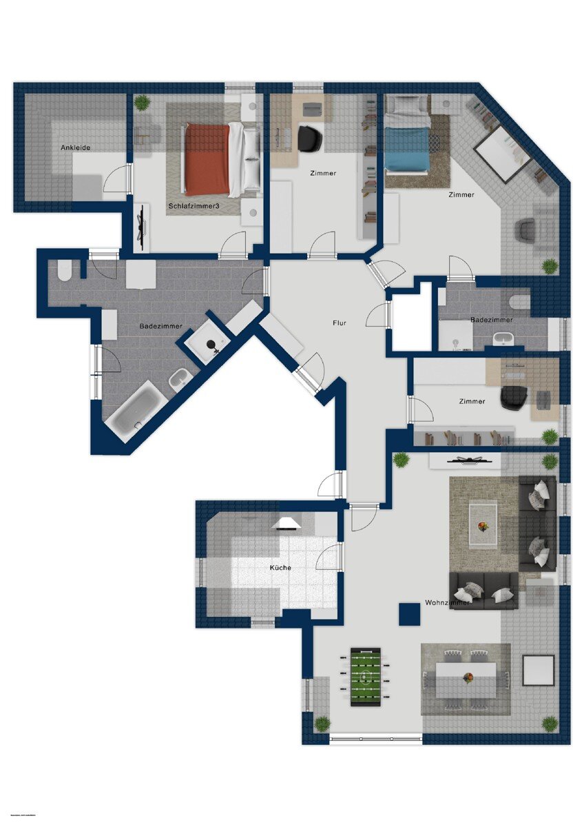 Wohnung zum Kauf 375.000 € 5 Zimmer 129,8 m²<br/>Wohnfläche 4.<br/>Geschoss Petritor - Nord Braunschweig 38114