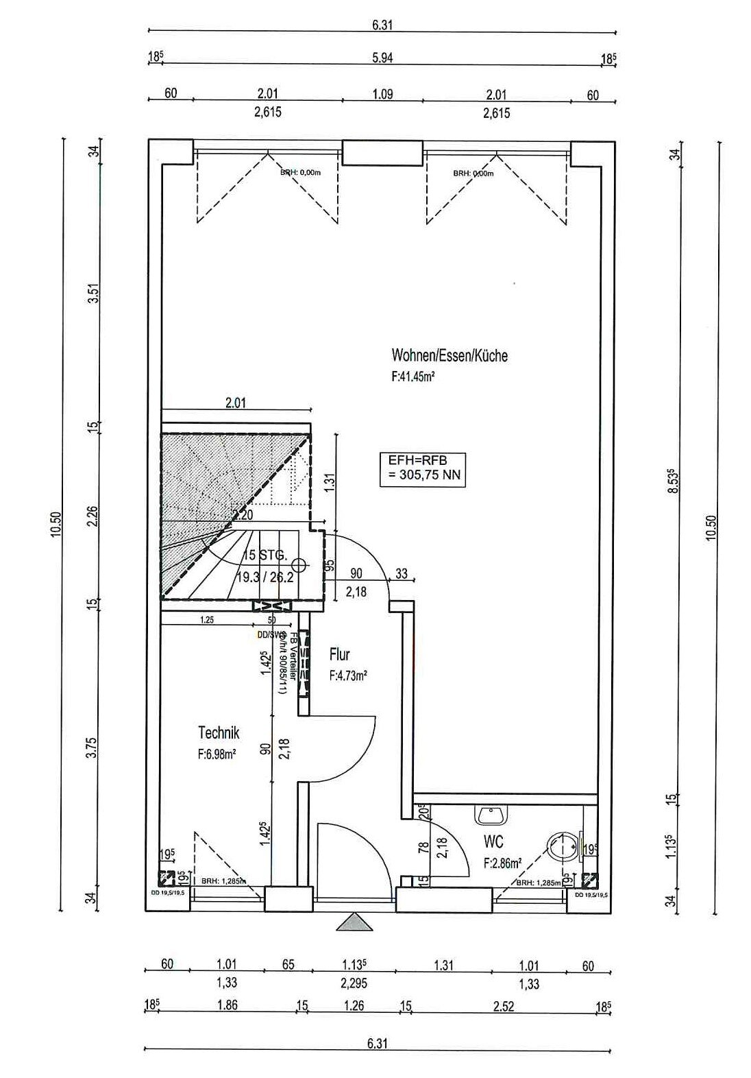 Reihenmittelhaus zum Kauf provisionsfrei 495.000 € 5 Zimmer 150 m²<br/>Wohnfläche 161 m²<br/>Grundstück ab sofort<br/>Verfügbarkeit Sägdöbel 33/2 Murrhardt Murrhardt 71540