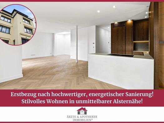 Penthouse zum Kauf 2.098.000 € 3 Zimmer 131,4 m² Winterhude Hamburg Winterhude 22301