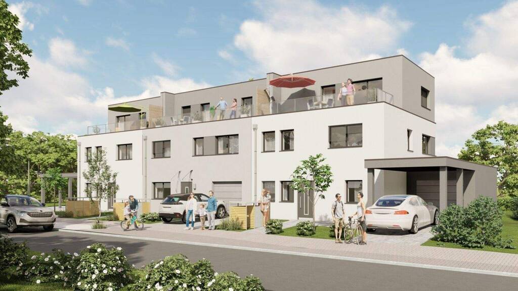 Reihenendhaus zum Kauf - Erstbezug provisionsfrei 1.190.000 € 5 Zimmer 189 m² 322 m² Grundstück Rue des Romains 251 Bertrange 8041