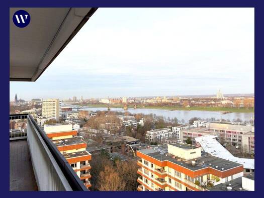 Wohnung zur Miete 1.700 € 3 Zimmer 100 m² 14. Geschoss Krohstraße 4 Bayenthal Köln 50968