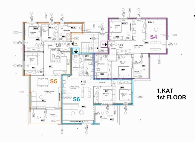 Wohnung zum Kauf 236.500 € 3 Zimmer 82 m² 1. Geschoss Vodice Vodice