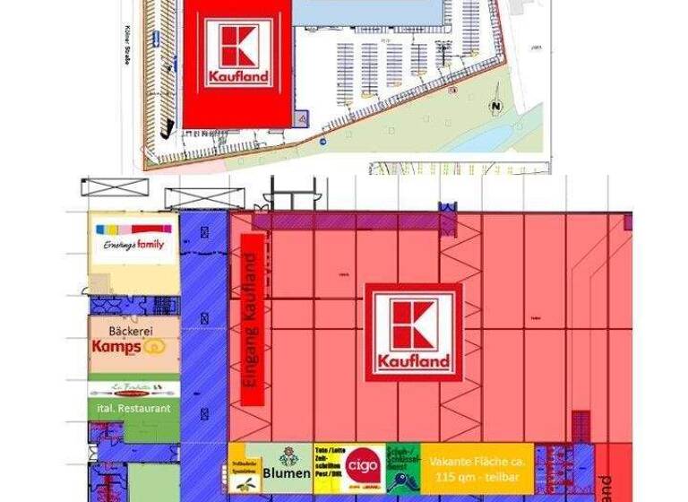 Laden zur Miete 60 m² Verkaufsfläche An der Hoffnung 125 Breitscheid Ratingen 40885