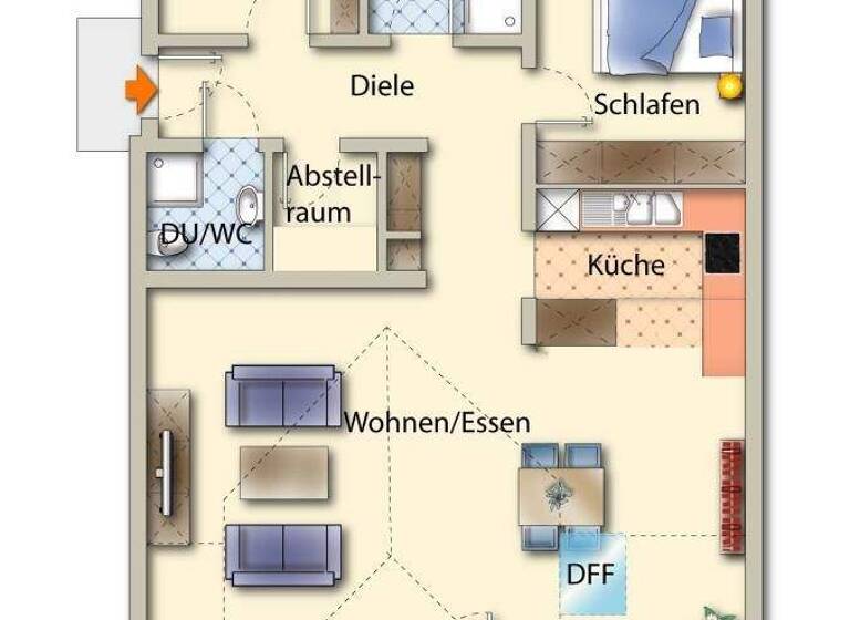 Wohnung zum Kauf 430.000 € 3 Zimmer 98,4 m² Hilden 40723