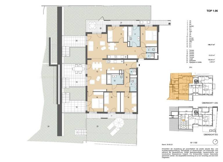 Wohnung zum Kauf - Erstbezug 1.156.000 € 7 Zimmer 149,3 m² 1. Geschoss Am Renninger 10 Klosterneuburg 3400