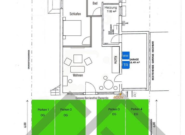 Wohnung zum Kauf 150.000 € 2 Zimmer 60,2 m² Bexbach 66450