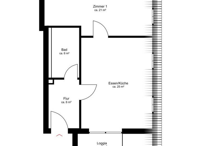 Wohnung zum Kauf - Erstbezug 399.000 € 2 Zimmer 59 m² Lohbrügge Hamburg 21031