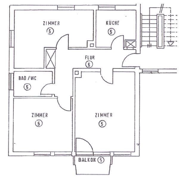 Wohnung zur Miete 450 € 3 Zimmer 70 m²<br/>Wohnfläche 2.<br/>Geschoss ab sofort<br/>Verfügbarkeit Schlehenweg 9 Eschwege Eschwege 37269