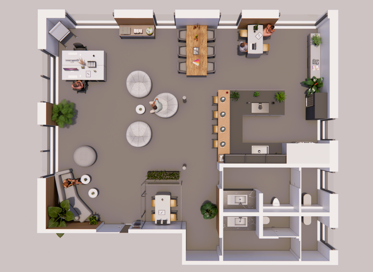 Bürofläche zur Miete provisionsfrei 2.048 € 1 Zimmer 128 m² Bürofläche Niederfelder Straße 15 Ingolstadt 85053