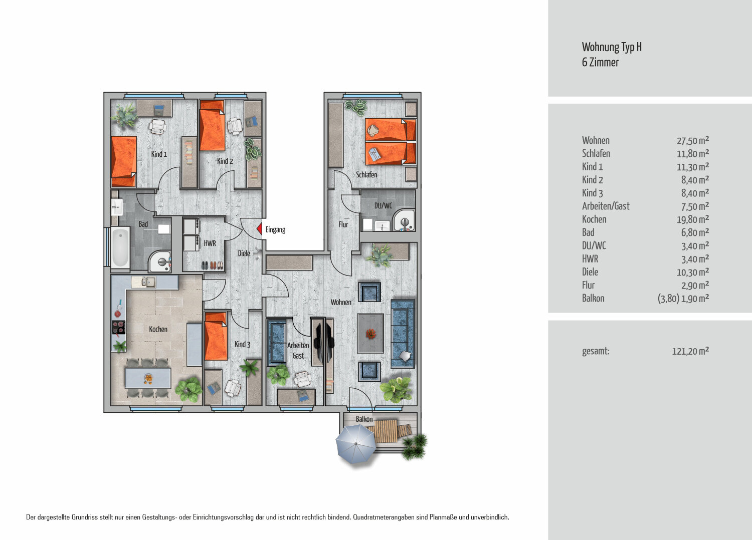 Wohnung zur Miete 720 € 6 Zimmer 121,2 m²<br/>Wohnfläche 3.<br/>Geschoss ab sofort<br/>Verfügbarkeit Marie-Tilch-Str. 21 Hutholz 645 Chemnitz 09123