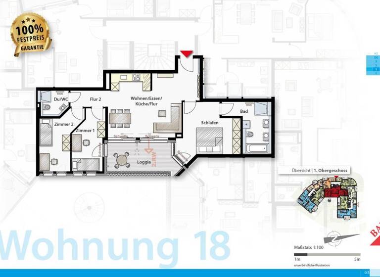 Wohnung zum Kauf provisionsfrei 549.000 € 4 Zimmer 91 m²<br/>Wohnfläche Mitte Sindelfingen 71063
