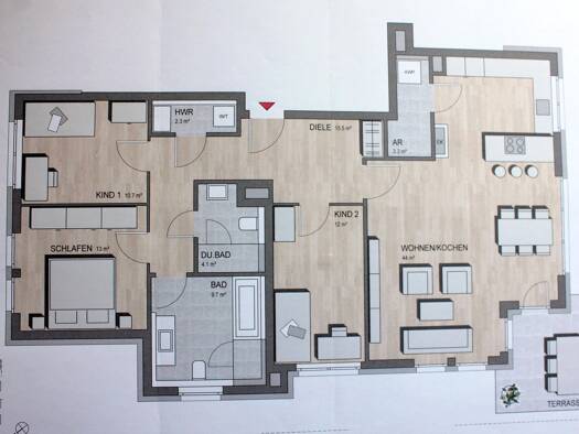 Wohnung zum Kauf - Erstbezug provisionsfrei 645.600 € 4 Zimmer 117 m² EG frei ab 01.09.2026 Königshofen Niedernhausen 65527