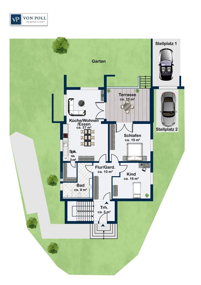 Wohnung zum Kauf provisionsfrei 374.000 € 3 Zimmer 101 m²<br/>Wohnfläche EG<br/>Geschoss Wassertrüdingen Wassertrüdingen 91717