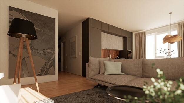 Wohnung zum Kauf - Neubau provisionsfrei 290.000 € 2 Zimmer 37,3 m² 1. Geschoss Philippine-Schulz-Weg 1 Oberrad Frankfurt am Main 60599