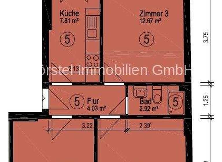 Wohnung zum Kauf 295.000 € 3 Zimmer 59 m² Wandsbek Hamburg 22041