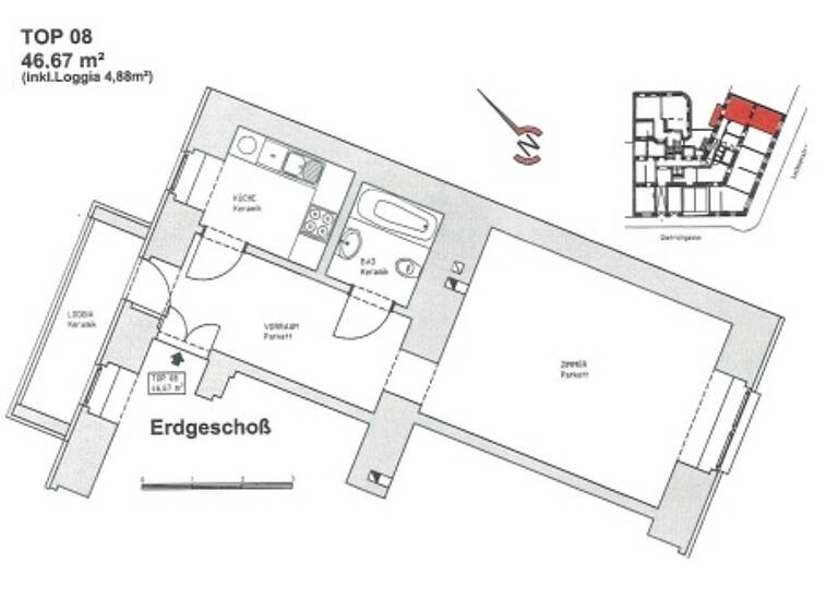 Studio zum Kauf 159.000 € 1 Zimmer 45,7 m² Wien 1030