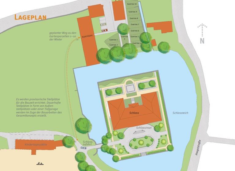 Bürofläche zur Miete provisionsfrei 665 € 2 Zimmer 94,9 m² Bürofläche teilbar ab 94,9 m² Am Schloss 1 Wachau 01454