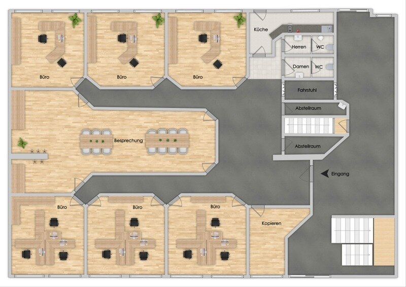 Bürofläche zur Miete 2.560 € 7 Zimmer 320 m²<br/>Bürofläche Sittensen Sittensen 27419