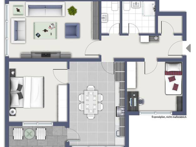Wohnanlage zum Kauf als Kapitalanlage geeignet 195.000 € 3 Zimmer 87 m² Mark Uentrop 59071