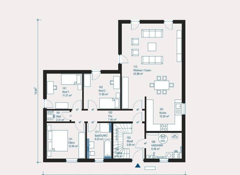 Mehrfamilienhaus zum Kauf 742.689 € 7 Zimmer 218,3 m² 913,3 m² Grundstück Bergheim 86673