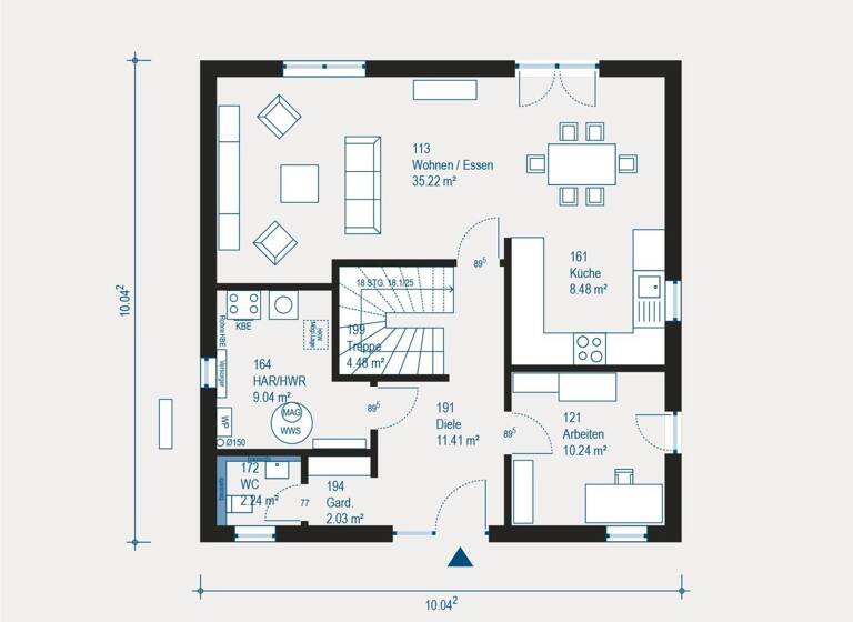 Einfamilienhaus zum Kauf 264.759 € 5 Zimmer 163,5 m² 300 m² Grundstück Gleiritsch 92723