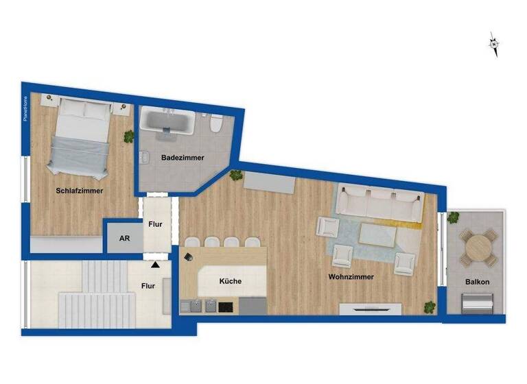 Wohnung zum Kauf 180.000 € 2 Zimmer 64,6 m² Waldorf Bornheim 53332