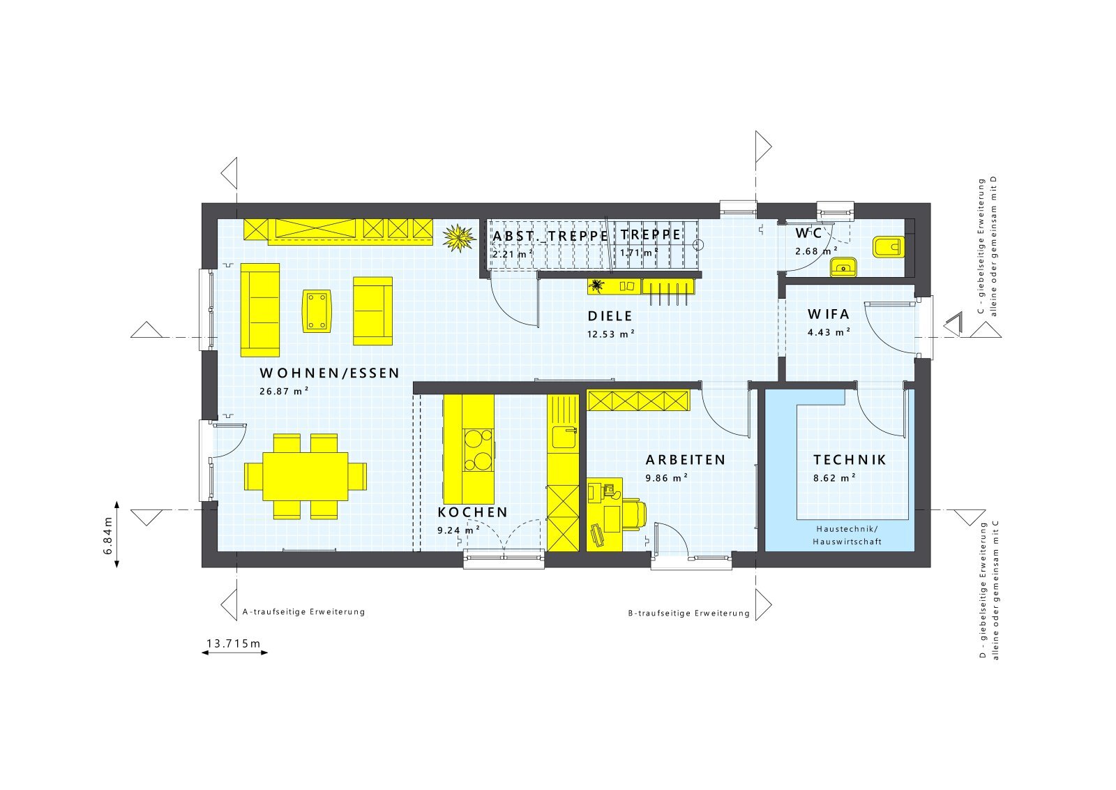 Einfamilienhaus zum Kauf provisionsfrei 601.504 € 6 Zimmer 156 m²<br/>Wohnfläche 500 m²<br/>Grundstück Kirchfembach Langenzenn 90579