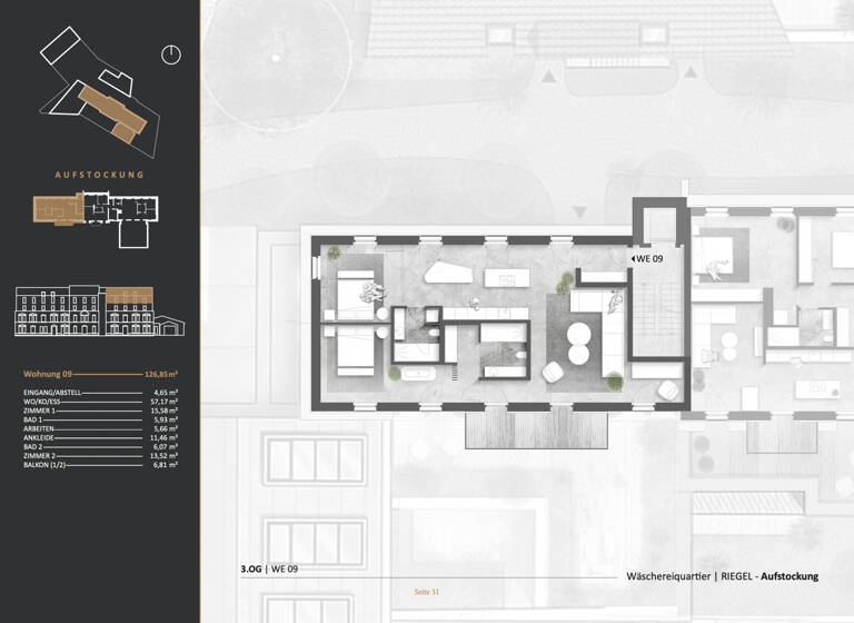Wohnung zum Kauf - Neubau provisionsfrei 983.000 € 3 Zimmer 126,9 m² 3. Geschoss West Kassel / West 34119
