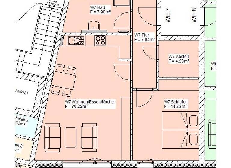 Wohnung zum Kauf provisionsfrei 276.700 € 2,5 Zimmer 70 m² 1. Geschoss Dorfstraße 8 Steinwedel Lehrte 31275