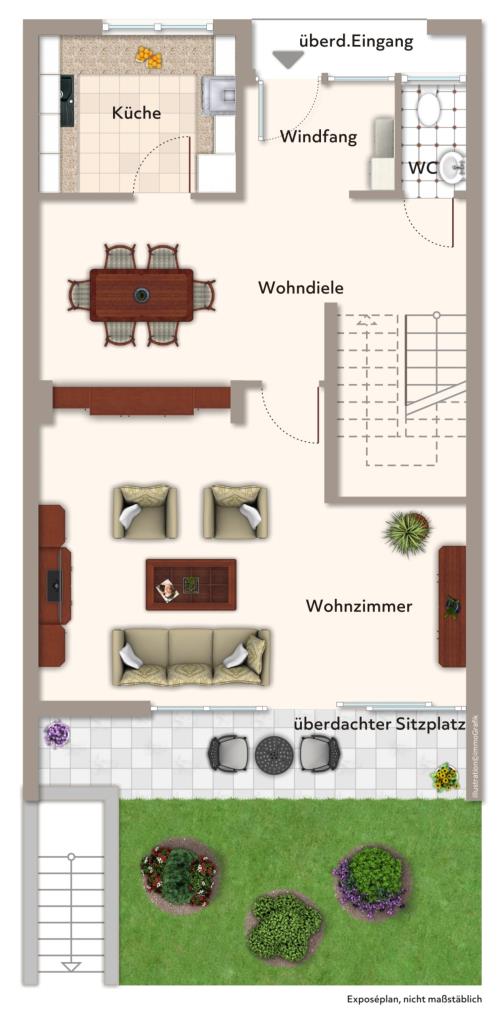 Reihenmittelhaus zum Kauf 395.000 € 7 Zimmer 125 m²<br/>Wohnfläche 289 m²<br/>Grundstück Sindelfingen 2 Sindelfingen 71067