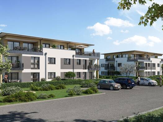 Wohnung zur Miete - Erstbezug 930 € 2 Zimmer 66,3 m² 1. Geschoss Zellerstraße 30 Zellerberg Rieden 87668