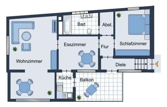 Wohnung zur Miete 590 € 3,5 Zimmer 80 m²<br/>Wohnfläche 1.<br/>Geschoss ab sofort<br/>Verfügbarkeit Hälverstraße 23, 23a Schalksmühle Schalksmühle 58579